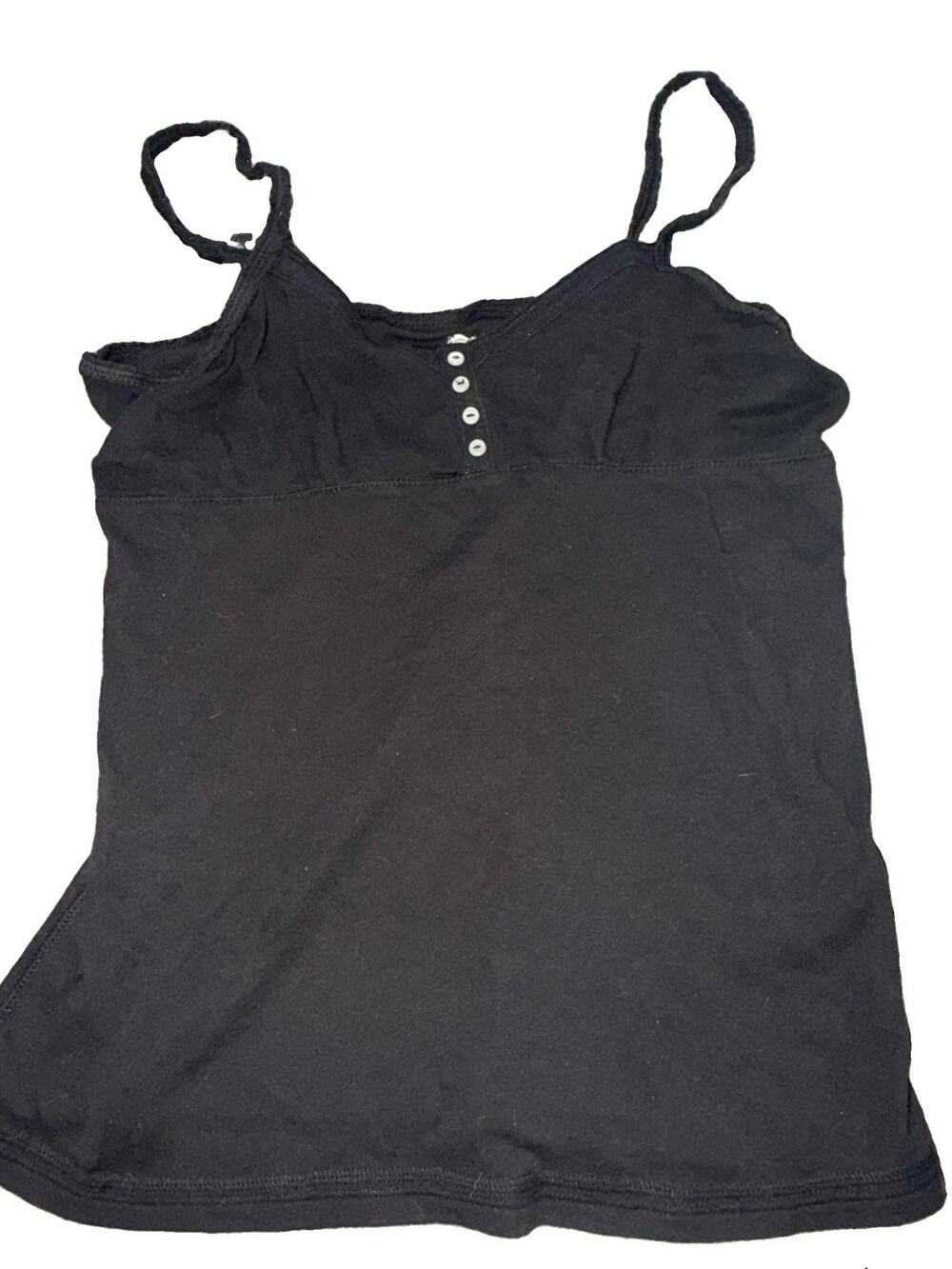 Y2K Piper Blue Black Cami Size Xlarge Y2K Tank Top (AR38)